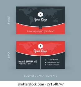 Vector Modern Creative and Clean Business Card Template