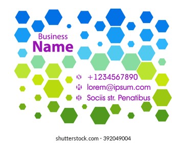 Vector modern creative and clean business card template. Flat design. Letter Logo Corporate Business card. Business card set template. Simple color. Vector illustration.