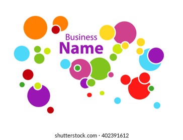 Vector modern creative and clean business card template. Flat design. Letter Logo Corporate Business card. Business card set template. Simple color. Vector illustration.