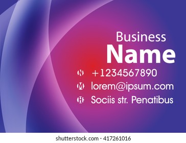 Vector modern creative and clean business card template. Flat design. Letter Logo Corporate Business card. Business card set template. Simple color. Vector illustration.