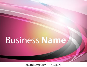 Vector modern creative and clean business card template. Flat design. Letter Logo Corporate Business card. Business card set template. Simple color. Vector illustration.