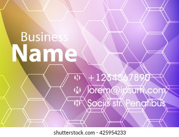 Vector modern creative and clean business card template. Flat design. Letter Logo Corporate Business card. Business card set template. Simple color. Vector illustration.