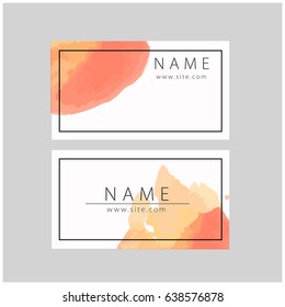 Vector Modern Creative and Clean Business Card Template
