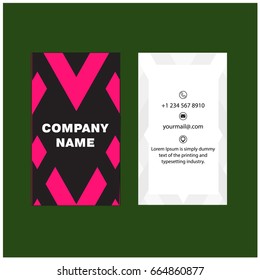 Vector Modern Creative and Clean Business Card Template