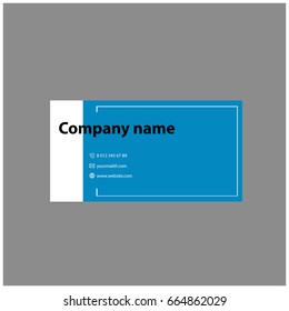 Vector Modern Creative and Clean Business Card Template