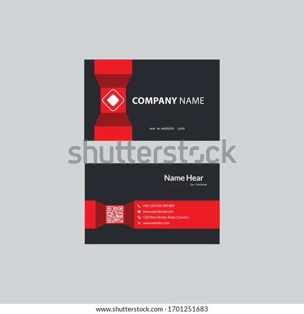 Vector Modern Creative and Clean Business Card Template