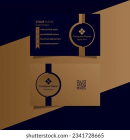 Vector Modern Creative and Clean  Corporate Business Card Template.