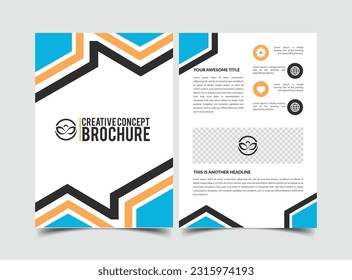 vector modern creative company abstract brochure template