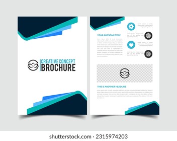 vector modern creative company abstract brochure template