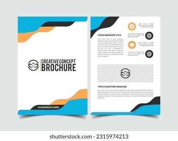 vector modern creative company abstract brochure template
