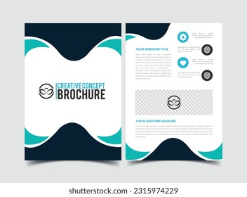 vector modern creative company abstract brochure template