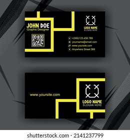 Vector Modern Creative and Corporate Business Card Template - Illustration.