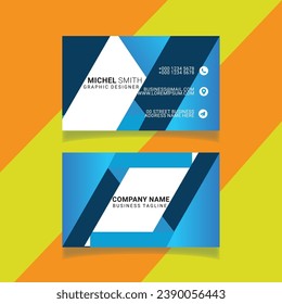Vector Modern Creative and elegant Business Card print Template