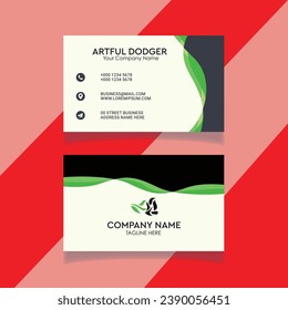 Vector Modern Creative and elegant Business Card print Template