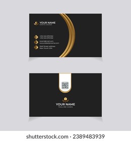 Vektorgrafik-Design und Visitenkarte für moderne, professionelle Visitenkarten