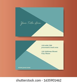 Vector Modern Creative and Minimalis Business Card Template