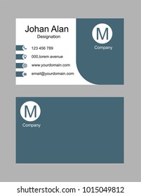Vector Modern Creative and Simple Business Card Template