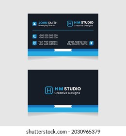 Vector modern creative simple and clean business card design, horizontal business card, red abstract unique luxury and professional name card design, print ready corporate and brand identity design.