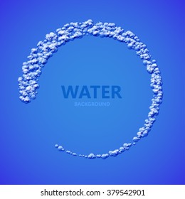 Vector modern creative water background. Eps10 illustration