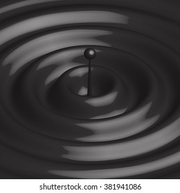 Vector modern crude oil drop background. Eps10