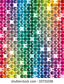 vector modern decor of mosaic tiles background