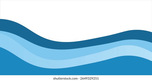 vector modern decorative wave design background.