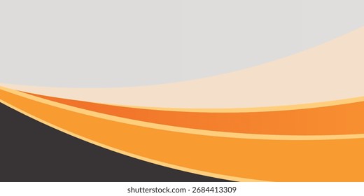 Fondo de diseño de onda decorativo moderno de Vector.