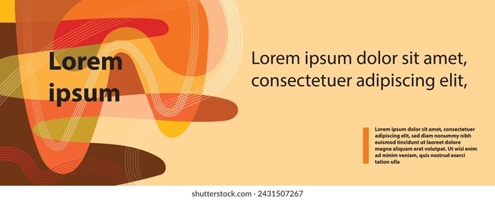 Vector modern design Banner background.