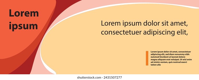 Vector modern design Banner background.