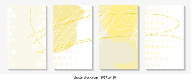 Vector modern design of big sales banner. Yellow, gray, white colors. Set of rectangular covers. Advertising banner template. Eps 10.