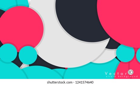 Vector Modern Design Circle template background