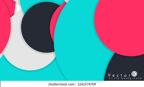 Vector Modern Design Circle template background