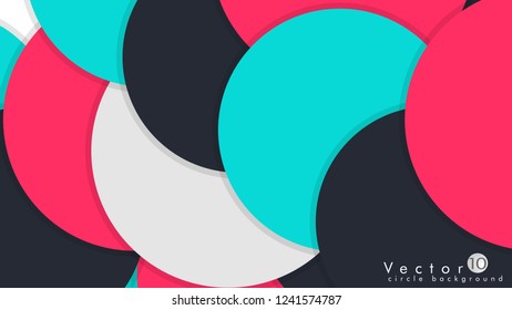 Vector Modern Design Circle template background