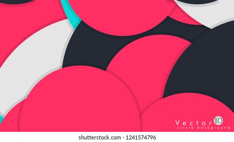 Vector Modern Design Circle template background