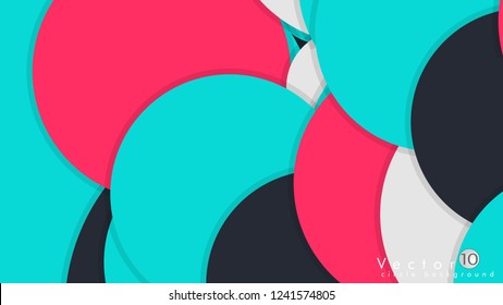 Vector Modern Design Circle template background