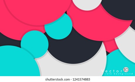 Vector Modern Design Circle template background