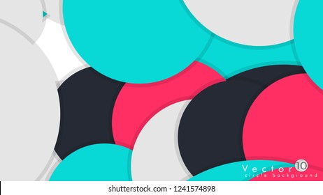 Vector Modern Design Circle template background