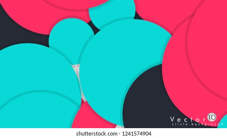 Vector Modern Design Circle template background