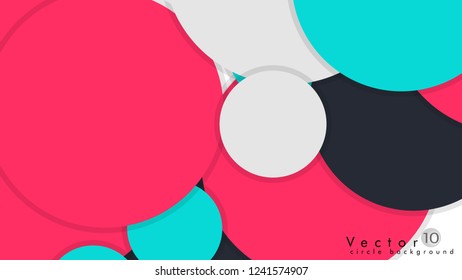 Vector Modern Design Circle template background
