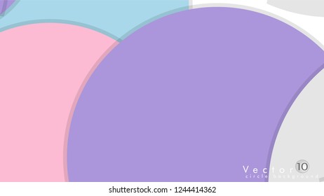 Vector Modern Design Circle template background