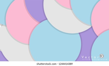 Vector Modern Design Circle template background