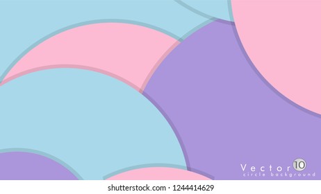 Vector Modern Design Circle template background