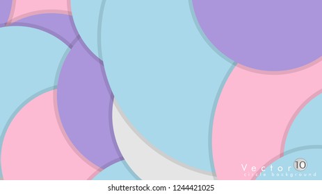 Vector Modern Design Circle template background