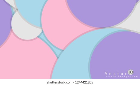 Vector Modern Design Circle template background