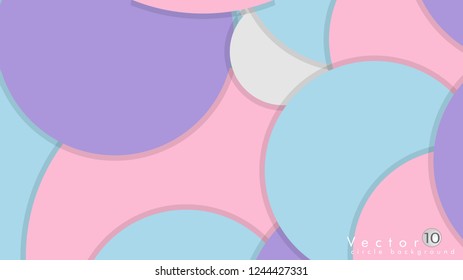 Vector Modern Design Circle template background