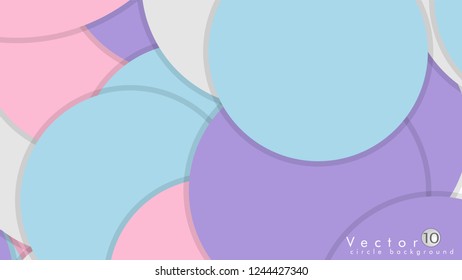 Vector Modern Design Circle template background