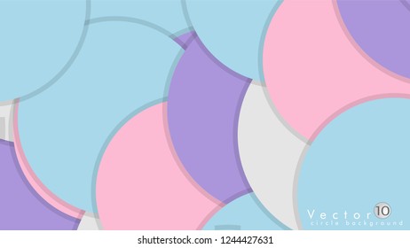 Vector Modern Design Circle template background