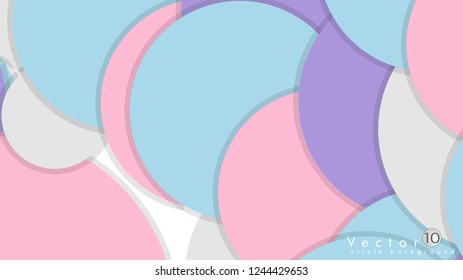 Vector Modern Design Circle template background