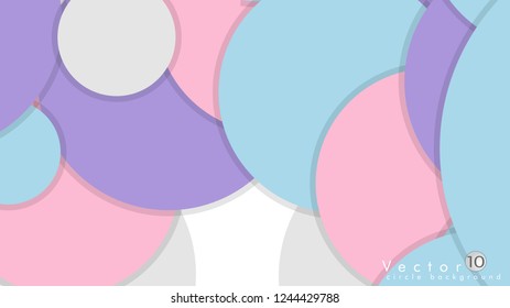 Vector Modern Design Circle template background