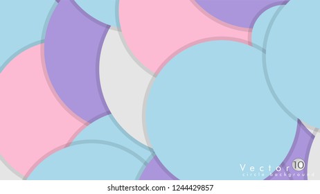 Vector Modern Design Circle template background